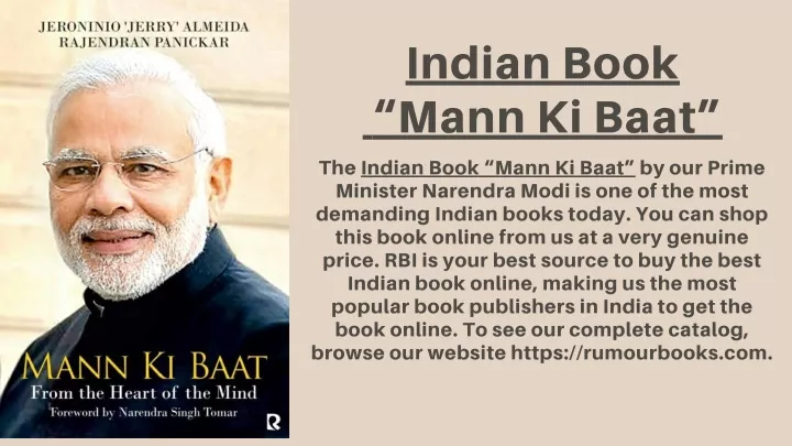 indian book mann ki baat