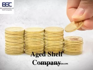 Aged Shelf Company - BSC Shelf Companies