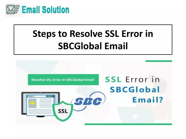 steps to resolve ssl error in sbcglobal email
