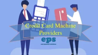 Credit Card Machine Providers