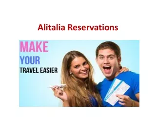 Alitalia Reservations   1-844-216-6268