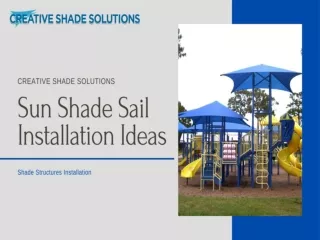 Sun shade sail installation ideas