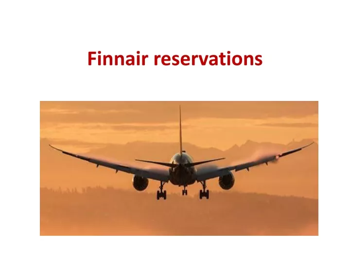 finnair reservations