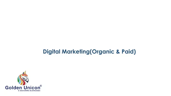 digital marketing organic paid