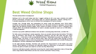 best weed online shops