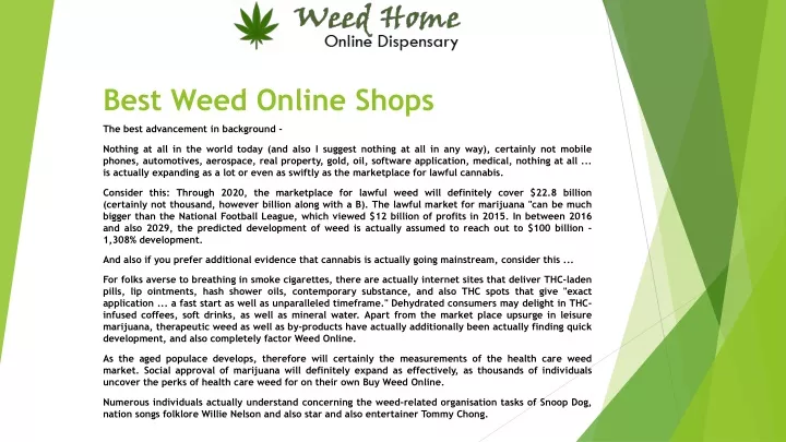 best weed online shops