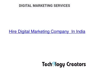 hire digital marketing company in india