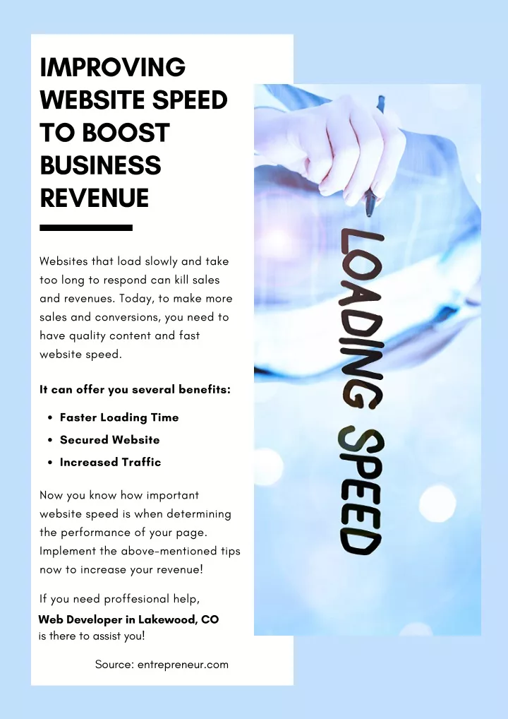 improving website speed to boost business revenue