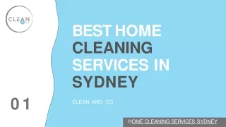 Best Home Cleaning Services in Sydney - Clean and Co