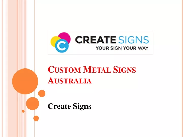 custom metal signs australia