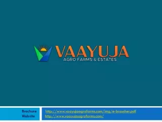 Vaayuja Agro Farms in Hyderabad | Farm Lands for Sale