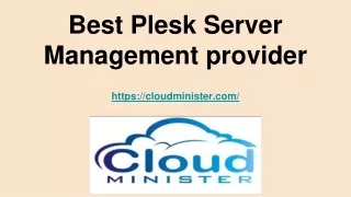 best plesk server management provider