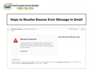 1-888-726-3195 Steps to Resolve Bounce Error Message in Gmail