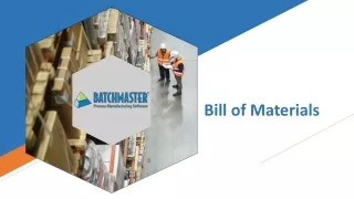 bill of materials