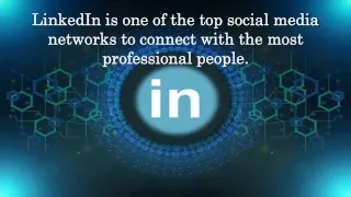 linkedin is one of the top social media networks