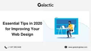 Essential Tips in 2020 for Improving Your Web Design
