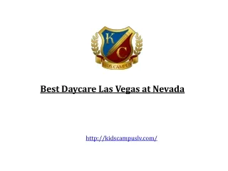 Best Daycare Las Vegas at Nevada