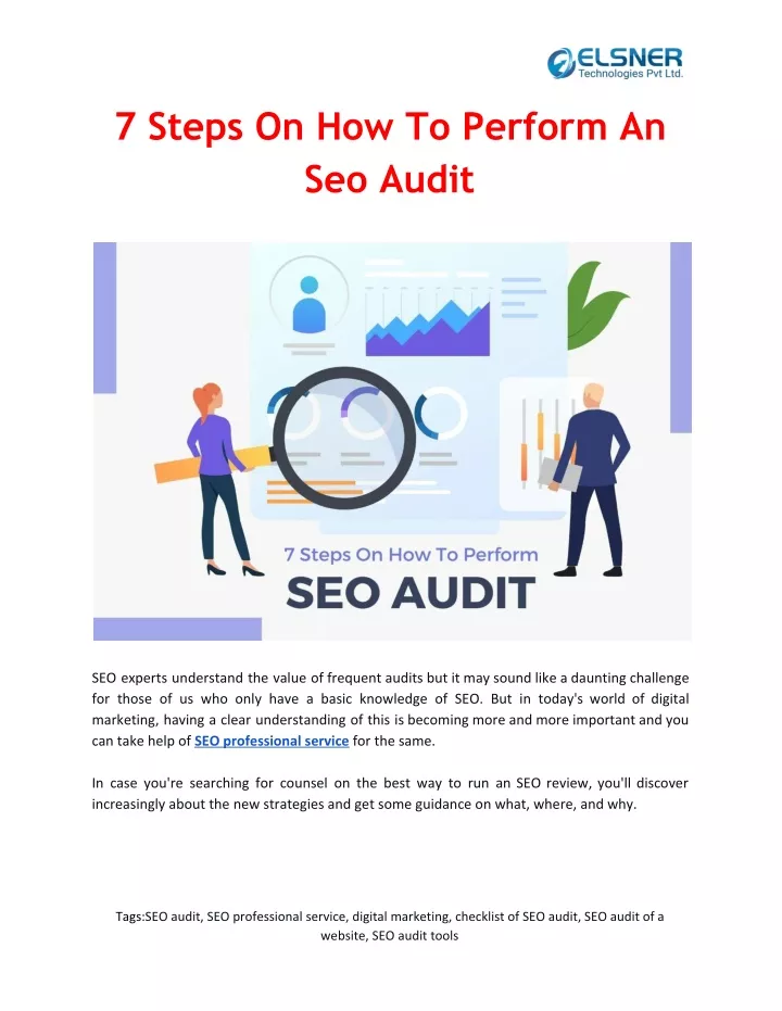 7 steps on how to perform an seo audit