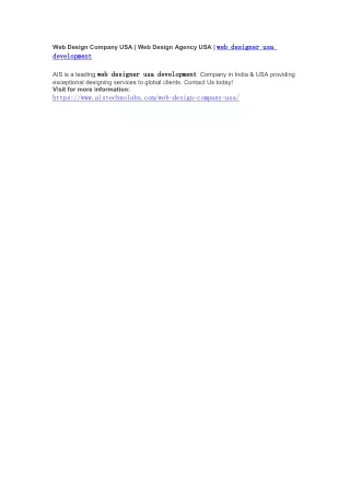 web design company usa web design agency