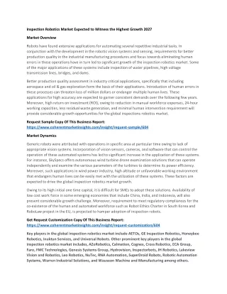 inspection robotics market expected to witness