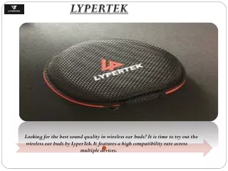Top wireless earphones by Lypertek