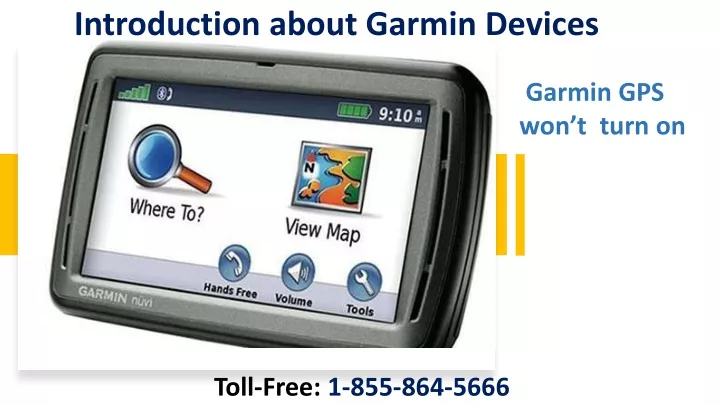 introduction about garmin devices