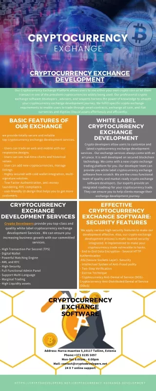 cryptocurrency exchange development
