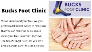 bucks foot clinic