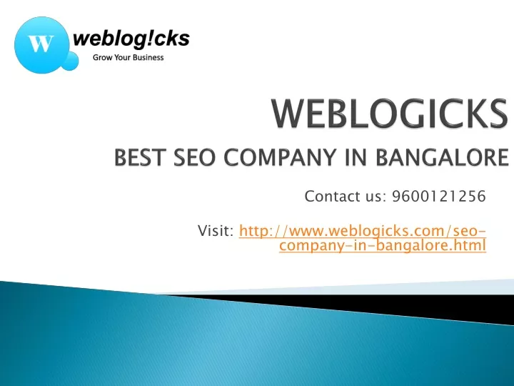 weblogicks best seo company in bangalore