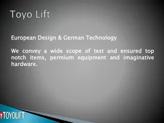 toyo lift