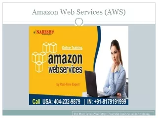 AWS Online Training | AWS Online Course