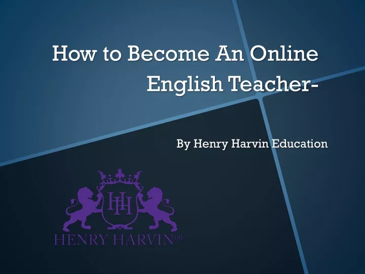 how to become an online english teacher