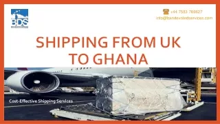 Shipping From UK to Ghana
