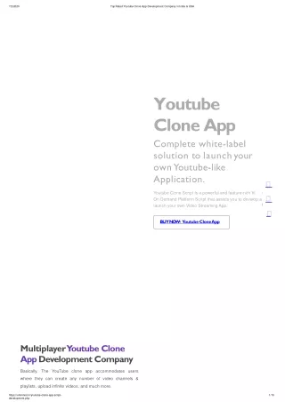 Youtube Clone App Script