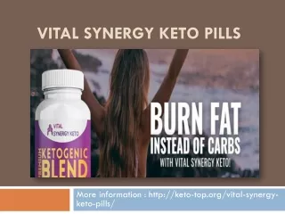 vital synergy keto pills