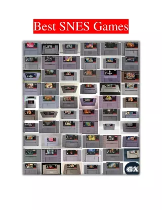 best snes games