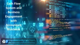 Cash Flow System and Business Engagement with Accountant Bluebook