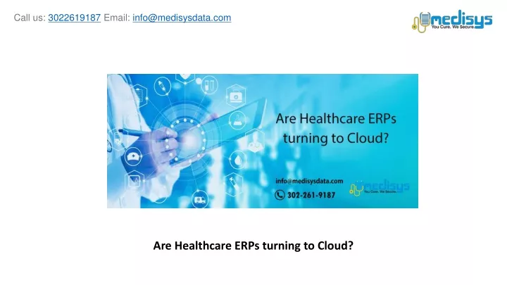 are healthcare erps turning to cloud