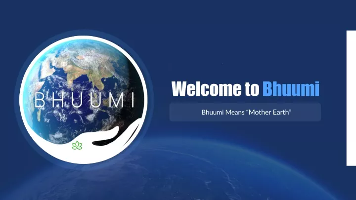 welcome to bhuumi