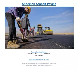 anderson asphalt paving