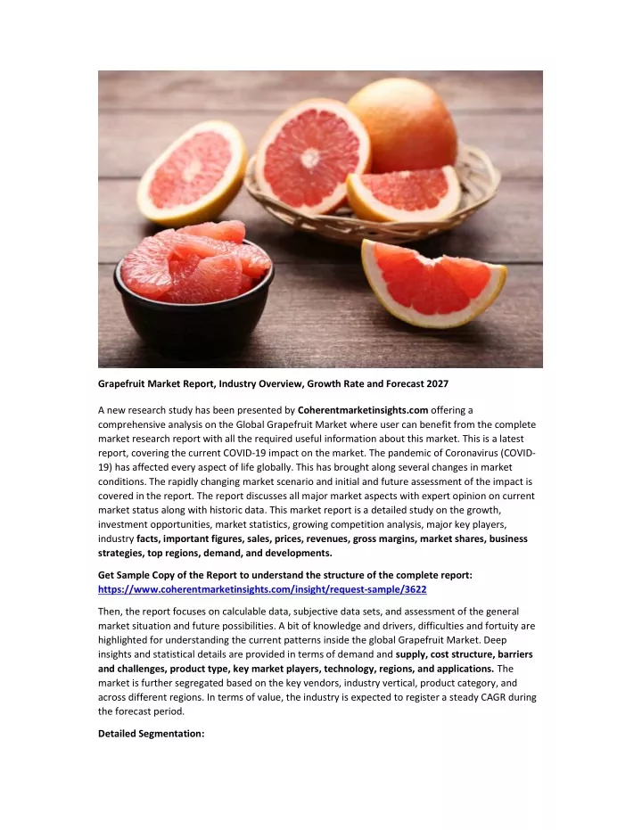 grapefruit market report industry overview growth