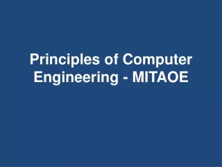 principles of computer engineering mitaoe