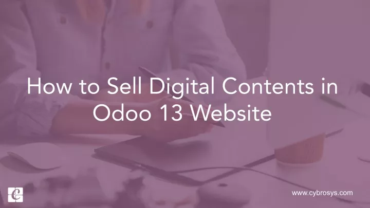 how to sell digital contents in odoo 13 website