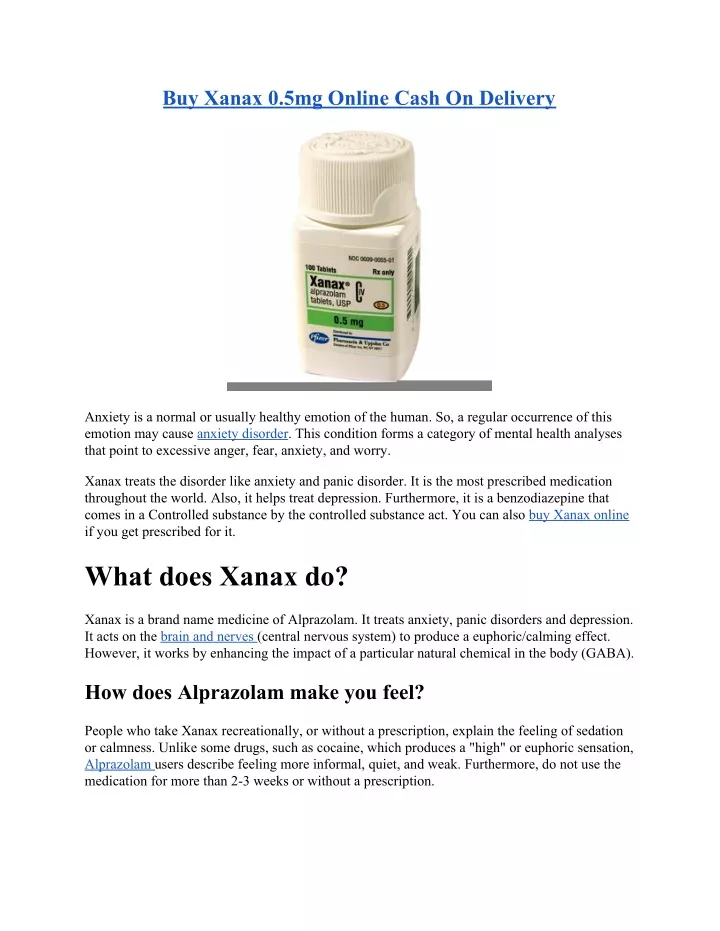 buy xanax 0 5mg online cash on delivery