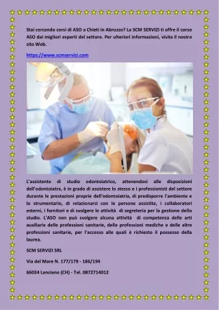 stai cercando corsi di aso a chieti in abruzzo