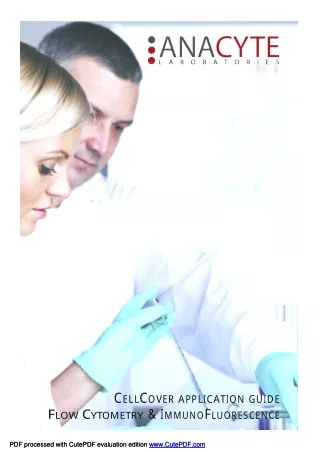 c ell c over application guide f low c ytometry
