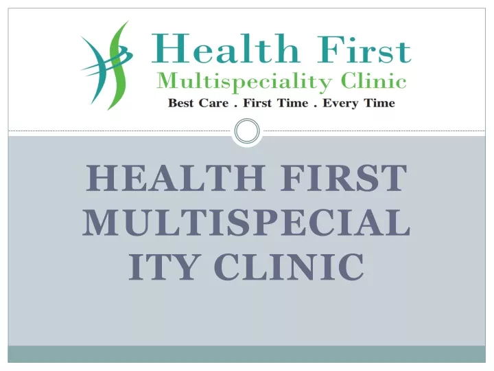 health first multispeciality clinic