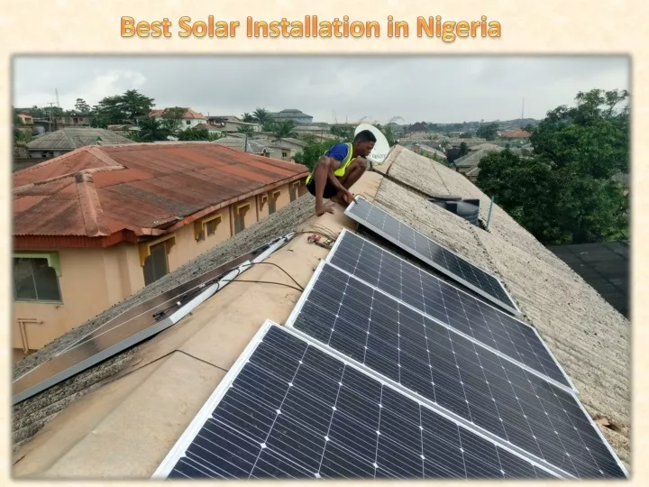 best solar installation in nigeria