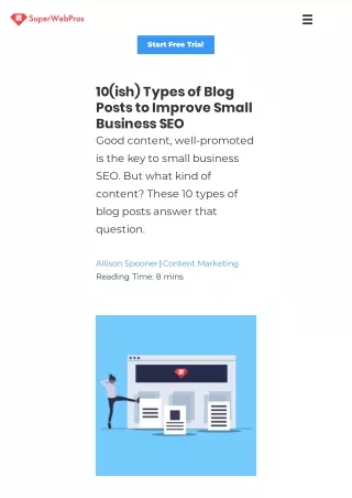 10(ish) Types of Blog Posts to Improve Small Business SEO
