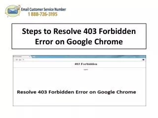 steps to resolve 403 forbidden error on google chrome